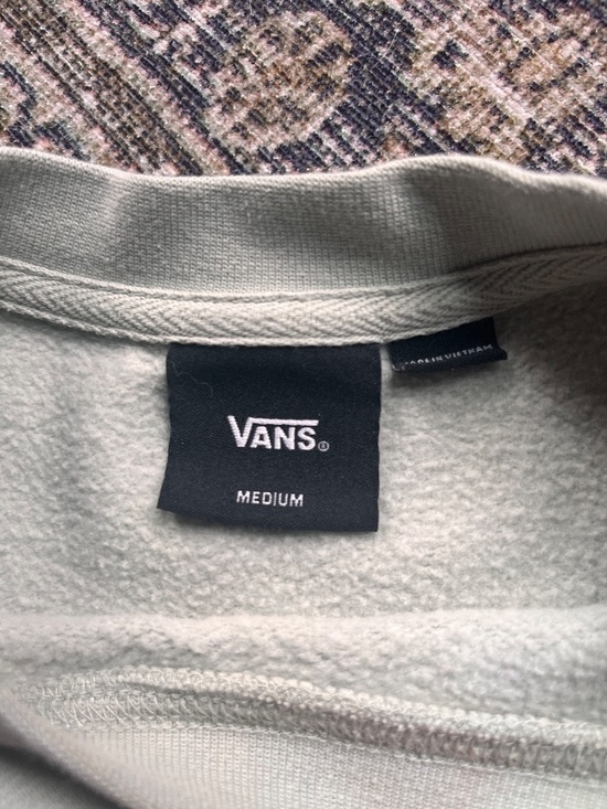 NWOT sage Vans sweatshirt - Picture 2 of 2